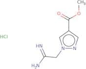 Methyl 1-(carbamimidoylmethyl)-1H-pyrazole-4-carboxylate hydrochloride