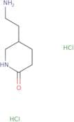 5-(2-Aminoethyl)piperidin-2-one dihydrochloride
