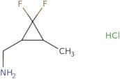 rac-[(1R,3S)-2,2-Difluoro-3-methylcyclopropyl]methanamine hydrochloride