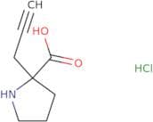 2-(Prop-2-yn-1-yl)pyrrolidine-2-carboxylic acid hydrochloride