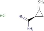 rac-(1R,2R)-2-Methylcyclopropane-1-carboximidamide hydrochloride