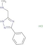 Methyl[(5-phenyl-1H-1,2,4-triazol-3-yl)methyl]amine hydrochloride