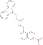 5-[({[(9H-Fluoren-9-yl)methoxy]carbonyl}amino)methyl]naphthalene-2-carboxylic acid