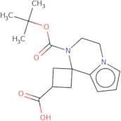 2'-[(tert-Butoxy)carbonyl]-3',4'-dihydro-2'H-spiro[cyclobutane-1,1'-pyrrolo[1,2-a]pyrazine]-3-carb…