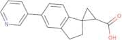 5'-(Pyridin-3-yl)-2',3'-dihydrospiro[cyclopropane-1,1'-indene]-3-carboxylic acid