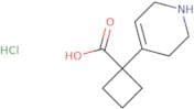 1-(1,2,3,6-Tetrahydropyridin-4-yl)cyclobutane-1-carboxylic acid hydrochloride