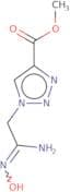 Methyl 1-[(N'-hydroxycarbamimidoyl)methyl]-1H-1,2,3-triazole-4-carboxylate