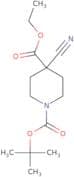 1-tert-Butyl 4-ethyl 4-cyanopiperidine-1,4-dicarboxylate