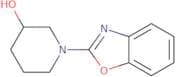 1-(Benzo[D]oxazol-2-yl)piperidin-3-ol