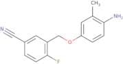 3-(4-Amino-3-methylphenoxymethyl)-4-fluorobenzonitrile