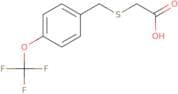 2-({[4-(Trifluoromethoxy)phenyl]methyl}sulfanyl)acetic acid