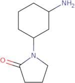1-(3-Aminocyclohexyl)pyrrolidin-2-one