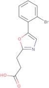 3-[5-(2-Bromophenyl)-1,3-oxazol-2-yl]propanoic acid