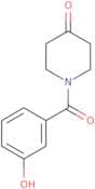 1-(3-Hydroxybenzoyl)piperidin-4-one