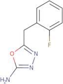 5-[(2-Fluorophenyl)methyl]-1,3,4-oxadiazol-2-amine