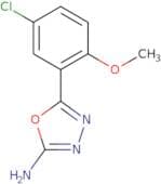 5-(5-Chloro-2-methoxyphenyl)-1,3,4-oxadiazol-2-amine