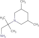 2-(3,5-Dimethylpiperidin-1-yl)-2-methylpropan-1-amine