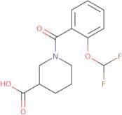 1-[2-(Difluoromethoxy)benzoyl]piperidine-3-carboxylic acid