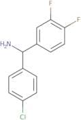 (4-Chlorophenyl)(3,4-difluorophenyl)methanamine