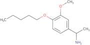 1-[3-Methoxy-4-(pentyloxy)phenyl]ethan-1-amine