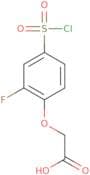 2-[4-(Chlorosulfonyl)-2-fluorophenoxy]acetic acid