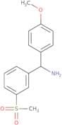 (3-Methanesulfonylphenyl)(4-methoxyphenyl)methanamine