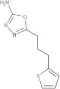 5-[3-(Thiophen-2-yl)propyl]-1,3,4-oxadiazol-2-amine
