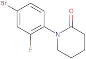 1-(4-Bromo-2-fluorophenyl)piperidin-2-one