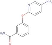 3-[(5-Aminopyridin-2-yl)oxy]benzamide