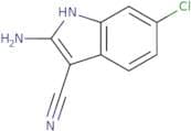 2-Amino-6-chloro-1H-indole-3-carbonitrile