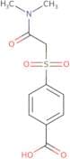 4-[(Dimethylcarbamoyl)methanesulfonyl]benzoic acid