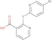 2-[(5-Bromopyridin-2-yl)sulfanyl]pyridine-3-carboxylic acid