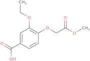 3-Ethoxy-4-(2-methoxy-2-oxoethoxy)benzoic acid