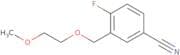 4-Fluoro-3-[(2-methoxyethoxy)methyl]benzonitrile