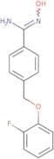 4-(2-Fluorophenoxymethyl)-N'-hydroxybenzene-1-carboximidamide