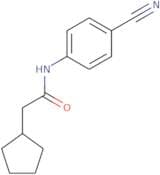 N-(4-Cyanophenyl)-2-cyclopentylacetamide