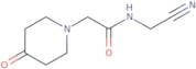 N-(Cyanomethyl)-2-(4-oxopiperidin-1-yl)acetamide