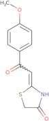 2-[2-(4-Methoxyphenyl)-2-oxoethylidene]-1,3-thiazolidin-4-one
