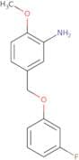 5-(3-Fluorophenoxymethyl)-2-methoxyaniline