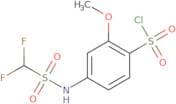 4-Difluoromethanesulfonamido-2-methoxybenzene-1-sulfonyl chloride