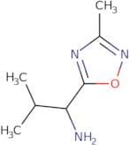 2-Methyl-1-(3-methyl-1,2,4-oxadiazol-5-yl)propan-1-amine