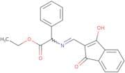ethyl 2-(((1,3-dioxoindan-2-ylidene)methyl)amino)-2-phenylacetate