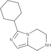 3-Cyclohexyl-5H,6H,7H,8H-imidazo[1,5-a]pyrazine