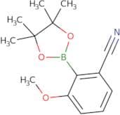 3-Methoxy-2-(tetramethyl-1,3,2-dioxaborolan-2-yl)benzonitrile