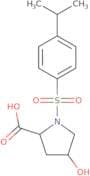 4-Hydroxy-1-[4-(propan-2-yl)benzenesulfonyl]pyrrolidine-2-carboxylic acid