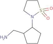2-​(1,​1-​Dioxido-​2-​isothiazolidinyl)​-cyclopentanemethanam​ine