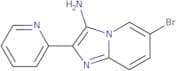 6-Bromo-2-(pyridin-2-yl)imidazo[1,2-a]pyridin-3-amine