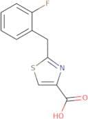 2-[(2-Fluorophenyl)methyl]-1,3-thiazole-4-carboxylic acid