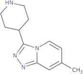 4-{7-Methyl-[1,2,4]triazolo[4,3-a]pyridin-3-yl}piperidine