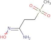 N'-Hydroxy-3-methanesulfonylpropanimidamide